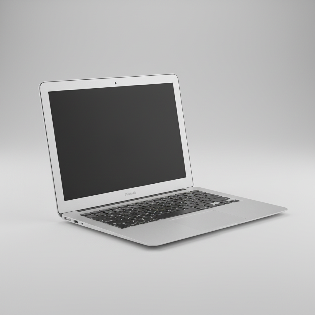 MacBook Air 2017 en ángulo diferente