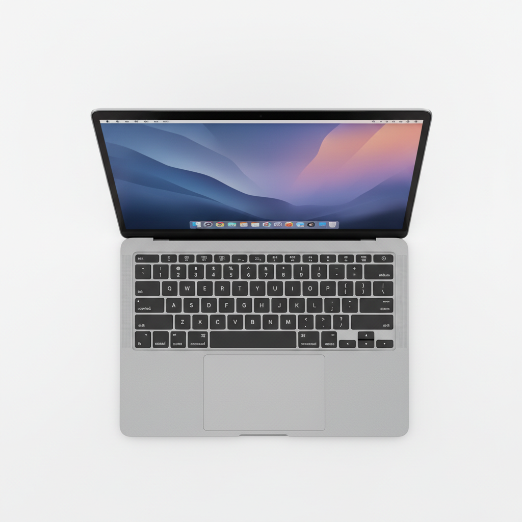 MacBook Pro 2020 vista desde arriba